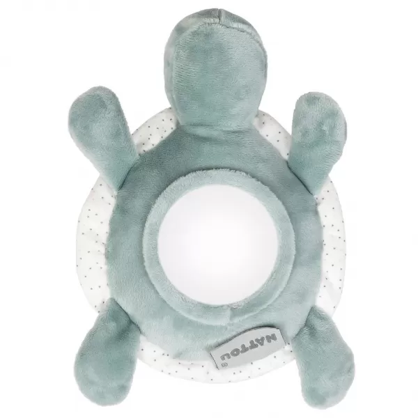 NATTOU Hračka plyšová želva Lapidou 4 aktivity 19 cm Green