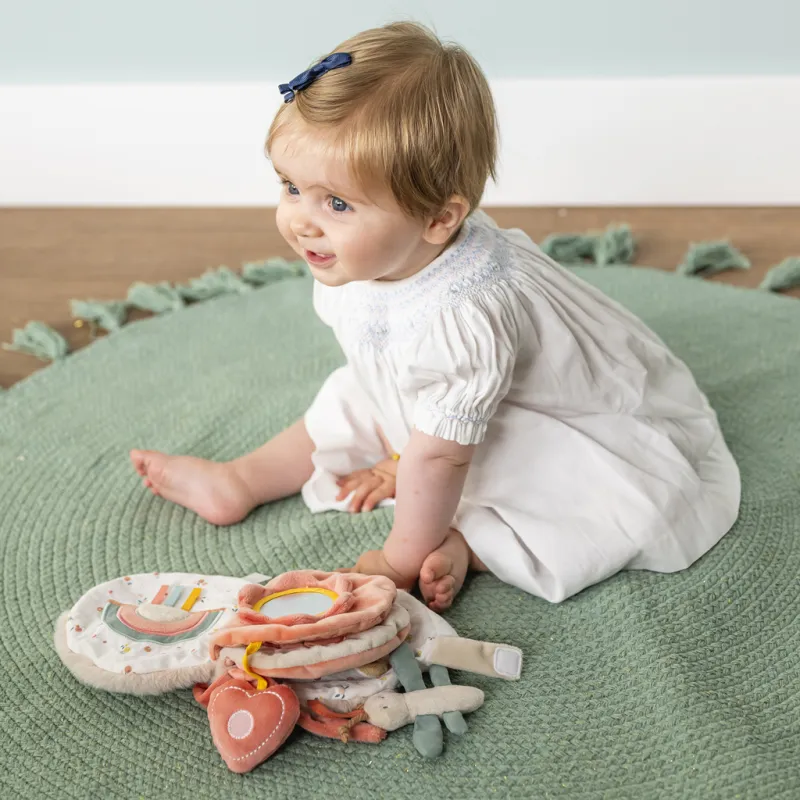 NATTOU Knížka plyšová ježek Zoe s aktivitami 15 cm Mila, Zoe & Lana