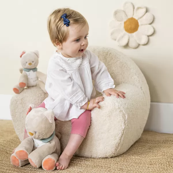 NATTOU Kočička plyšová přítulná Lana 30 cm Mila, Zoe & Lana