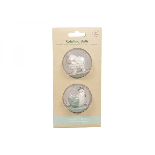 Little Dutch Rotující míčky 2 ks Farma