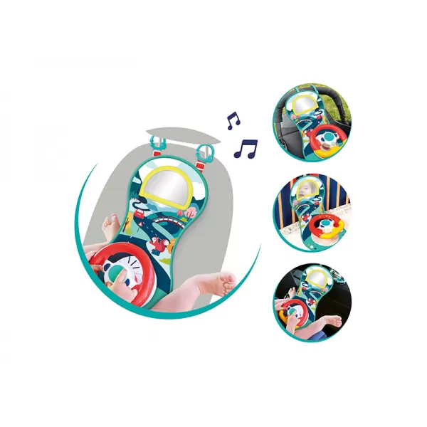 Ludi Hrací pultík do auta s volantem