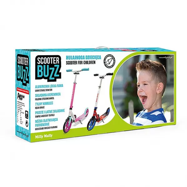 Milly Mally Dětská koloběžka BUZZ Scooter black