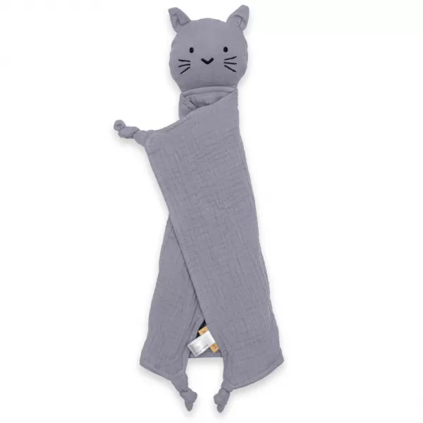 New Baby Mušelínový usínáček Cat grey