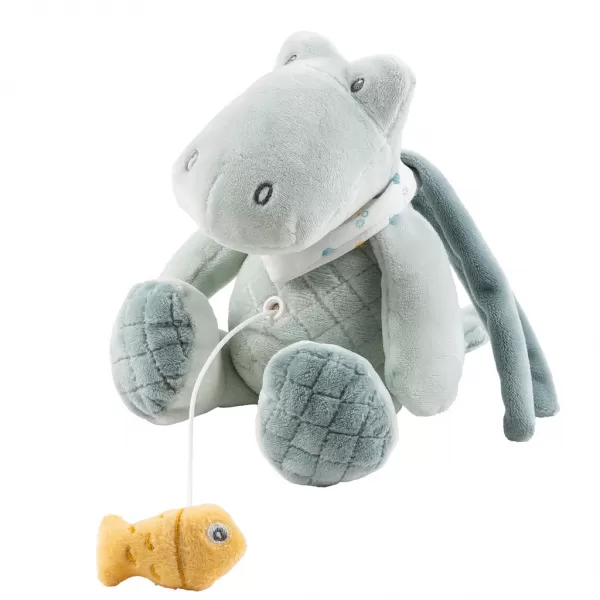 NATTOU Krokodýl plyšový hudební Romeo 23 cm Romeo, Jules & Sally