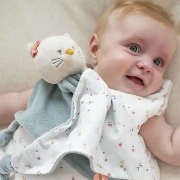 NATTOU Muchláček plyšový maxi kočička Lana 65x35 cm Mila, Zoe & Lana