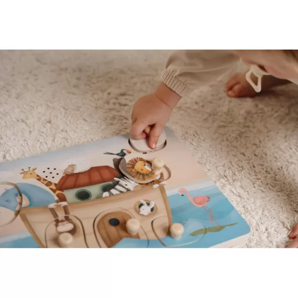 Little Dutch Vkládací puzzle se zvukem Noemova archa