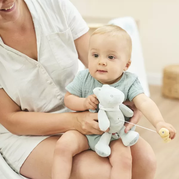 NATTOU Krokodýl plyšový hudební Romeo 23 cm Romeo, Jules & Sally