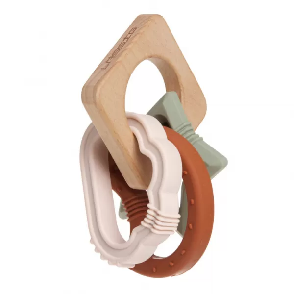 Lässig Teether Wood/Silicone Little Universe