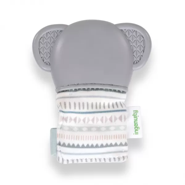 INGENUITY Kousátko/chrastítko rukavice slon Van 3m+