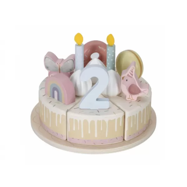 Little Dutch Narozeninový dort 26 dílů dřevěný