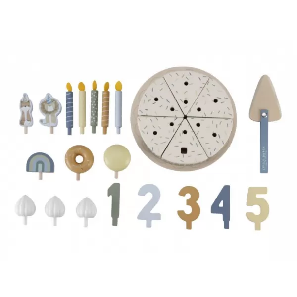 Little Dutch Narozeninový dort 26 dílů dřevěný