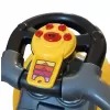 Baby Mix Dětské odrážedlo s vodící tyčí 3v1 Mega Car modré