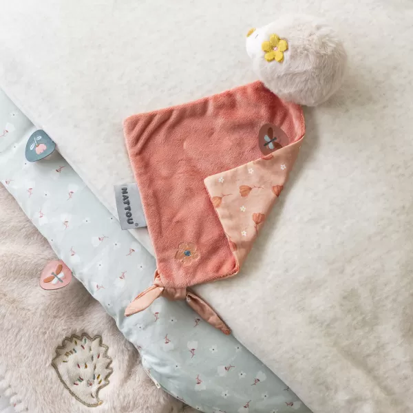 NATTOU Muchláček plyšový ježek Zoe 30 x 20 cm Mila, Zoe & Lana