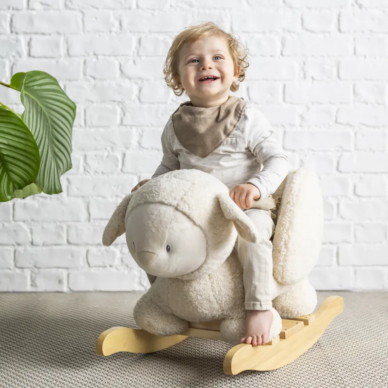 NATTOU Houpačka Teddy plyš 10m+