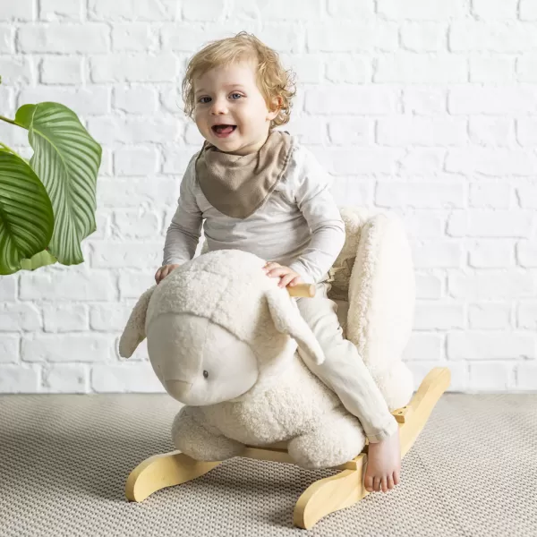 NATTOU Houpačka Teddy plyš 10m+