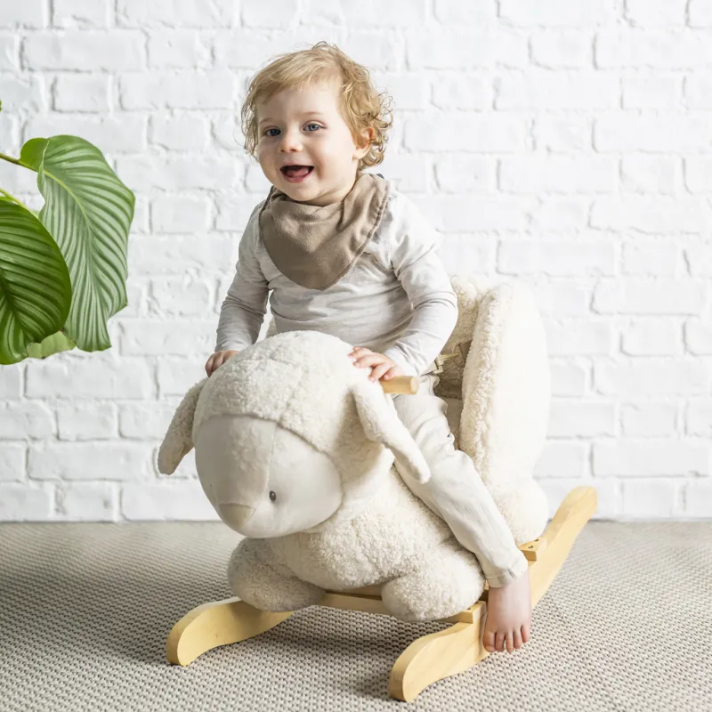 NATTOU Houpačka Teddy plyš 10m+