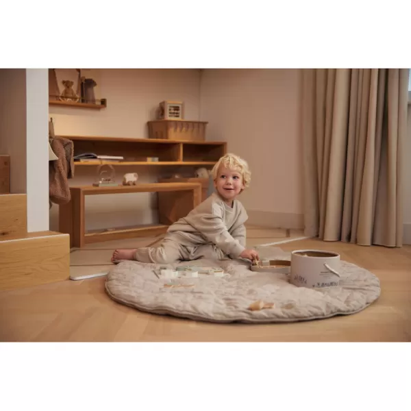 Jollein Kostky dřevěné 34 ks v tubě Farma