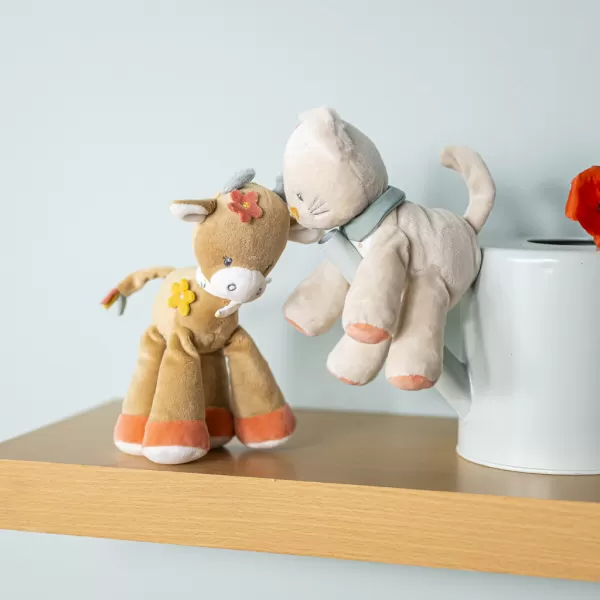 NATTOU Kočička plyšová přítulná Lana 20 cm Mila, Zoe & Lana