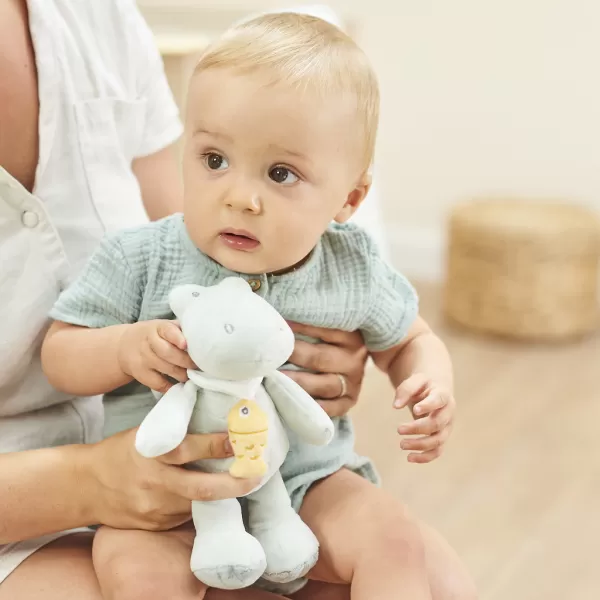 NATTOU Krokodýl plyšový hudební Romeo 23 cm Romeo, Jules & Sally