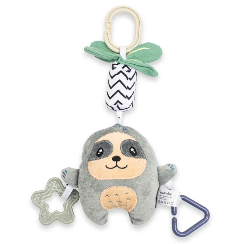 New Baby Plyšová závěsná hračka Sloth