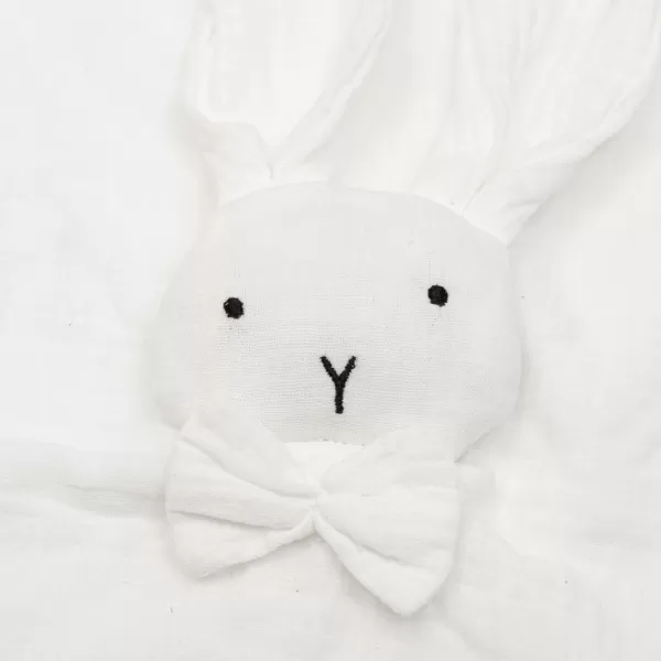 New Baby Mušelínový usínáček Rabbit white