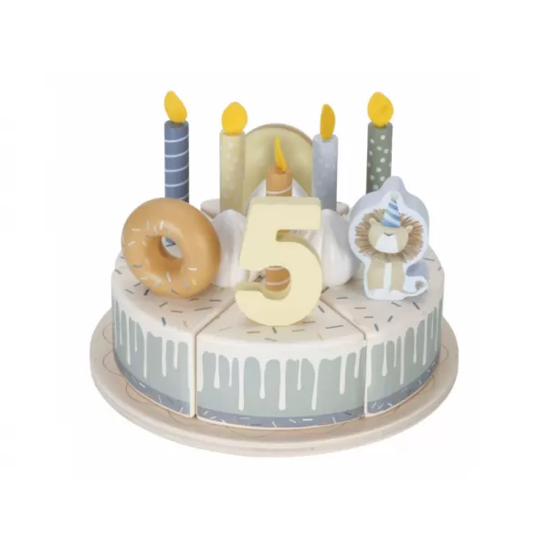 Little Dutch Narozeninový dort 26 dílů dřevěný