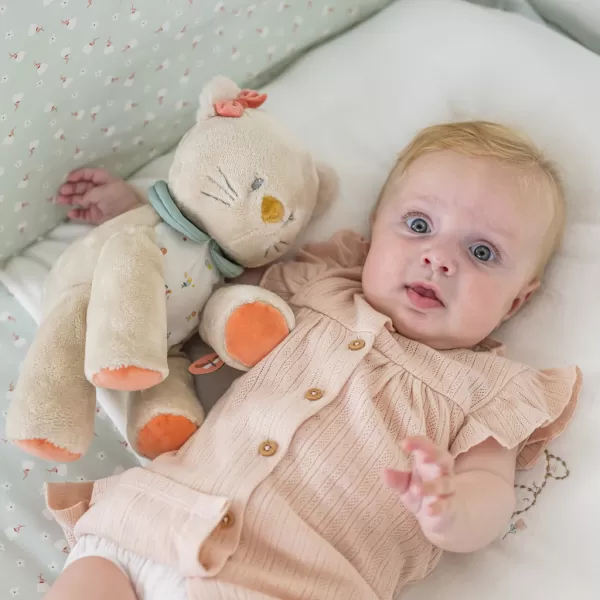 NATTOU Kočička plyšová přítulná Lana 30 cm Mila, Zoe & Lana