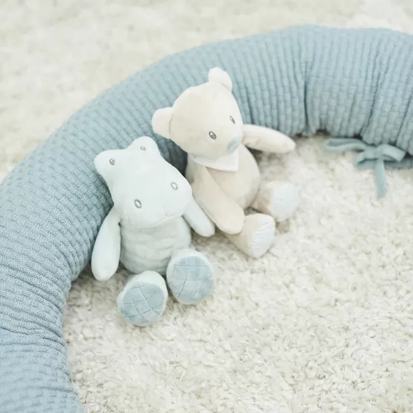 NATTOU Krokodýl plyšový mini Romeo s chrastítkem 20 cm Romeo, Jules & Sally