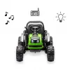 Milly Mally Elektrický traktor s vlečkou Farmer zelený