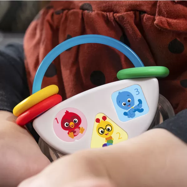 BABY EINSTEIN Tamburína s chrastítkem 3m+