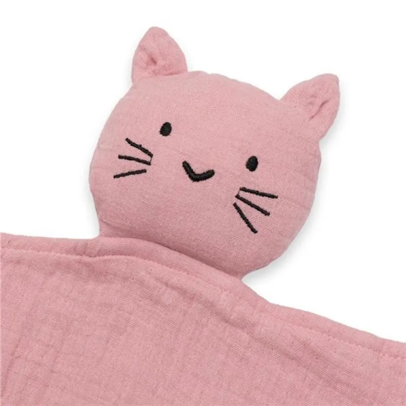 New Baby Mušelínový usínáček Cat pink