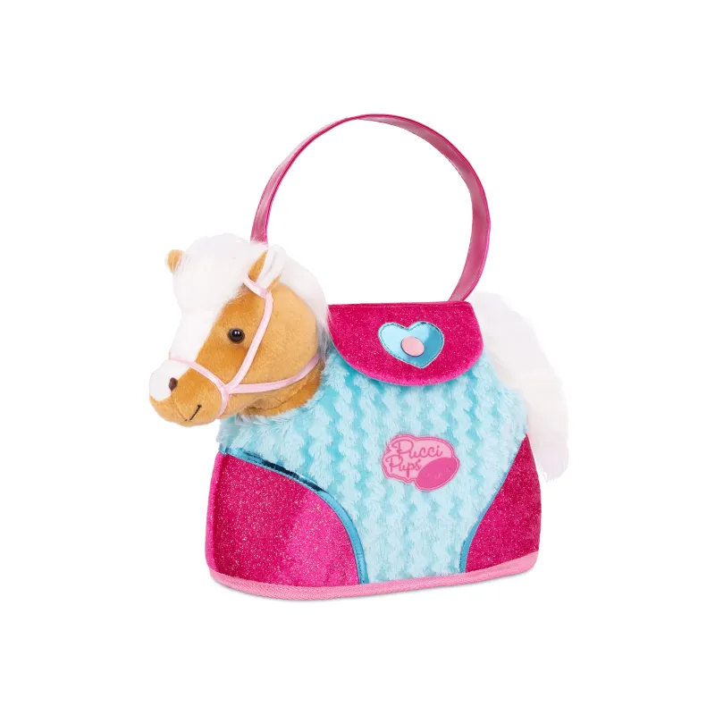Pucci Pups Poník v kabelce Blue Stripes Bag