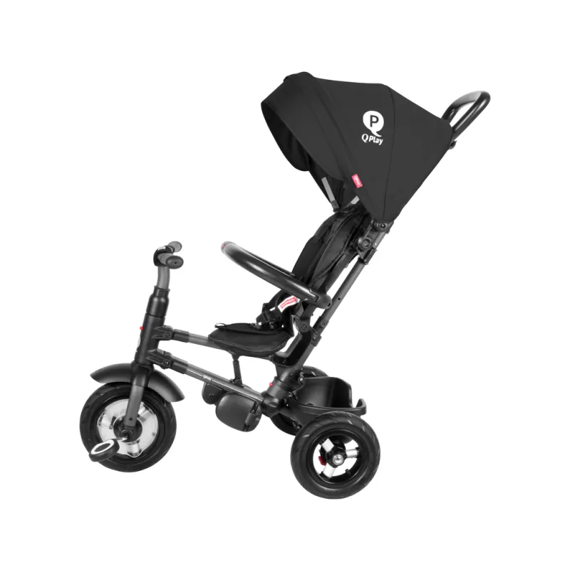 QPLAY Tříkolka Rito air gel (Rubber), věk 10-72 měsíců
