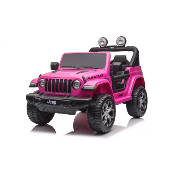 Baby Mix Dětské elektrické autíčko Jeep Wrangler Rubicon růžové