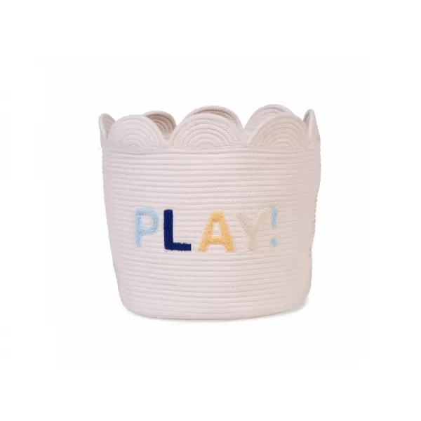 Childhome Koš na hračky Květina 35x35x35 cm