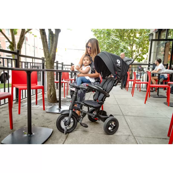 QPLAY Tříkolka Rito air gel (Rubber), věk 10-72 měsíců