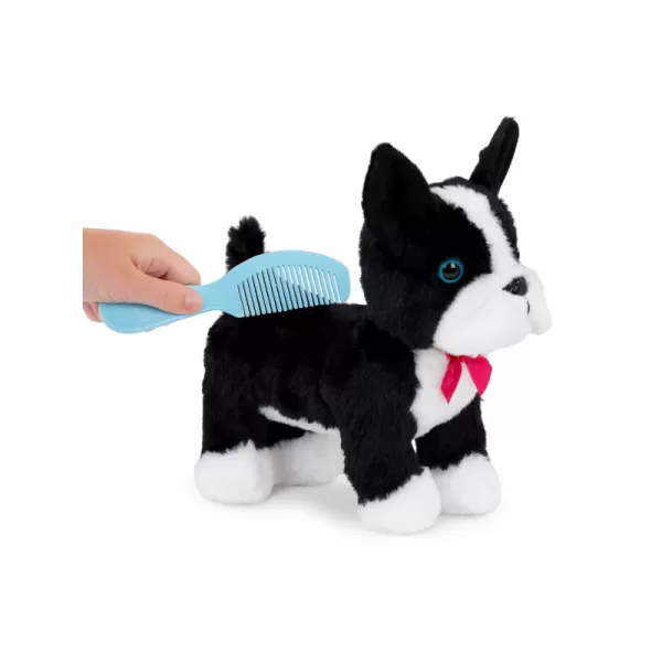 Pucci Pups Pejsek černý v kabelce Flower Print Glam Bag