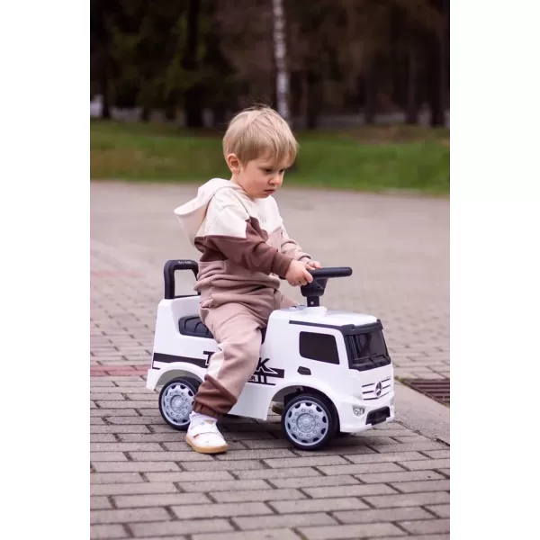 Milly Mally Dětské odrážedlo se zvukem Mercedes POLICE modré