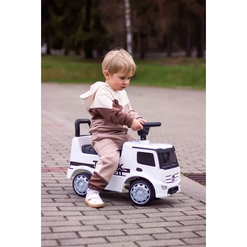 Milly Mally Dětské odrážedlo se zvukem Mercedes POLICE modré