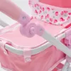 Baby Mix Kočárek pro panenky 2v1 Sophie pink