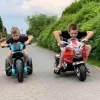Baby Mix Dětská elektrická motorka POLICE