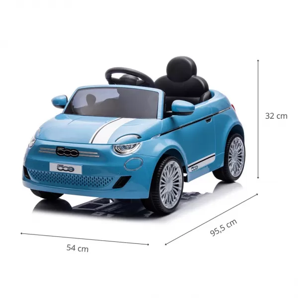Milly Mally Elektrické autíčko Fiat 500e modré