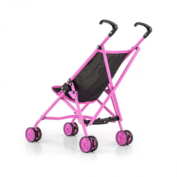 Milly Mally Dětský golfový kočárek pro panenky Julia Prestige Black