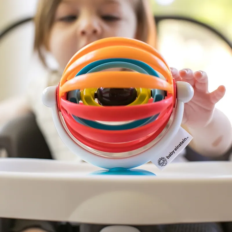 BABY EINSTEIN Hračka aktivní s přísavkou Sticky Spinner ™ 3m +