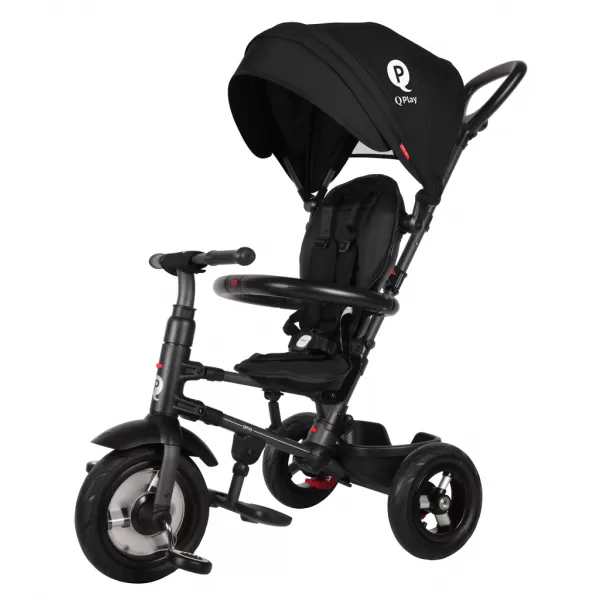 QPLAY Tříkolka Rito air gel (Rubber), věk 10-72 měsíců