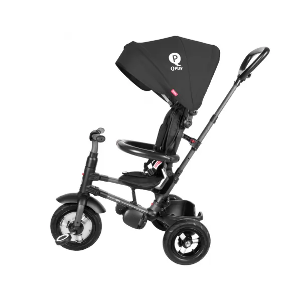 QPLAY Tříkolka Rito air gel (Rubber), věk 10-72 měsíců