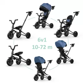 QPLAY Tříkolka Nova Niello, skládací, věk 10-72 měsíců