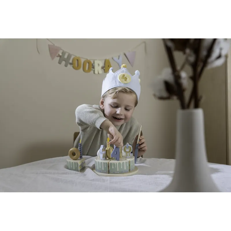 Little Dutch Narozeninová korunka s čísly