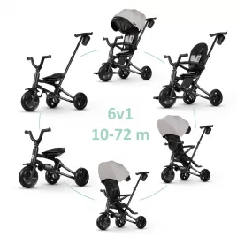 QPLAY Tříkolka Nova Niello, skládací, věk 10-72 měsíců