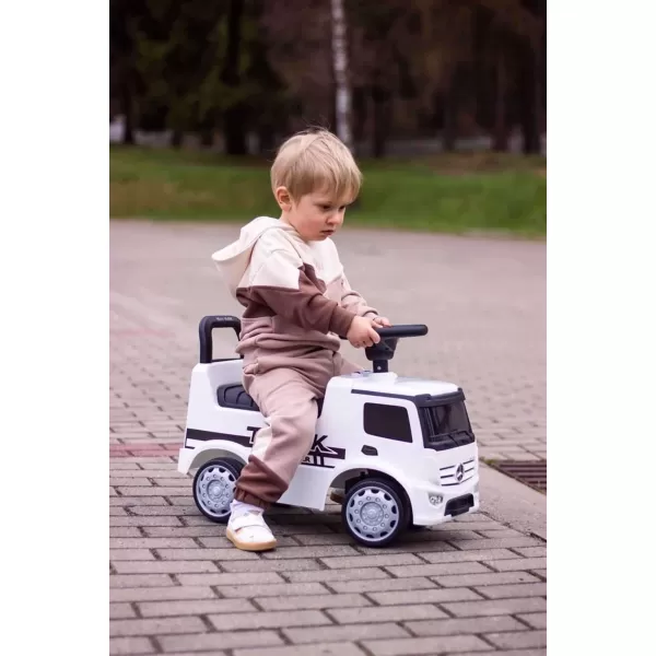 Milly Mally Dětské odrážedlo se zvukem Mercedes POLICE modré